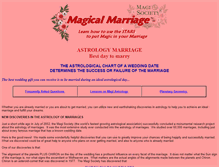 Tablet Screenshot of magicalmarriage.com